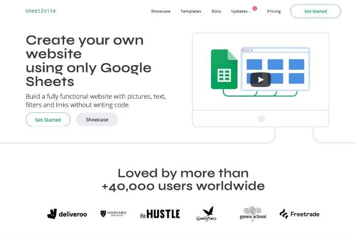 Comment créer un site web avec Google Sheet (les 3 meilleures applications) 1